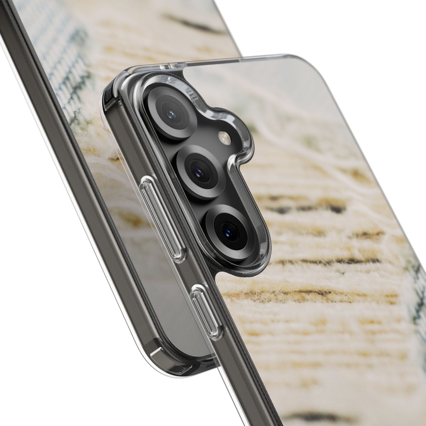 Clear Phone Case – Woven Warmth