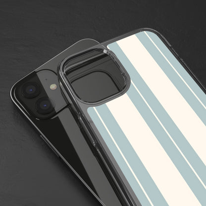 Clear Phone Case – Coastal Stripe