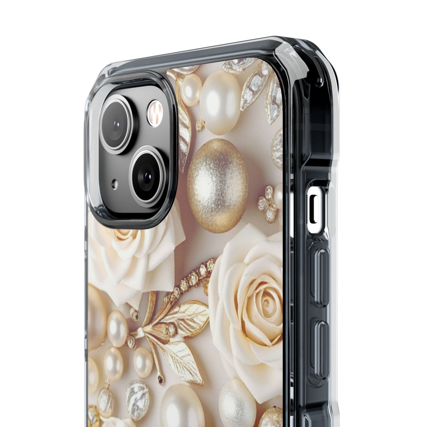 Clear Magnetic Phone Case – Ivory Opulence