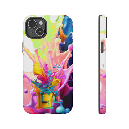 Color Splash Phone Case — “Life in Color” Protective Tough Case