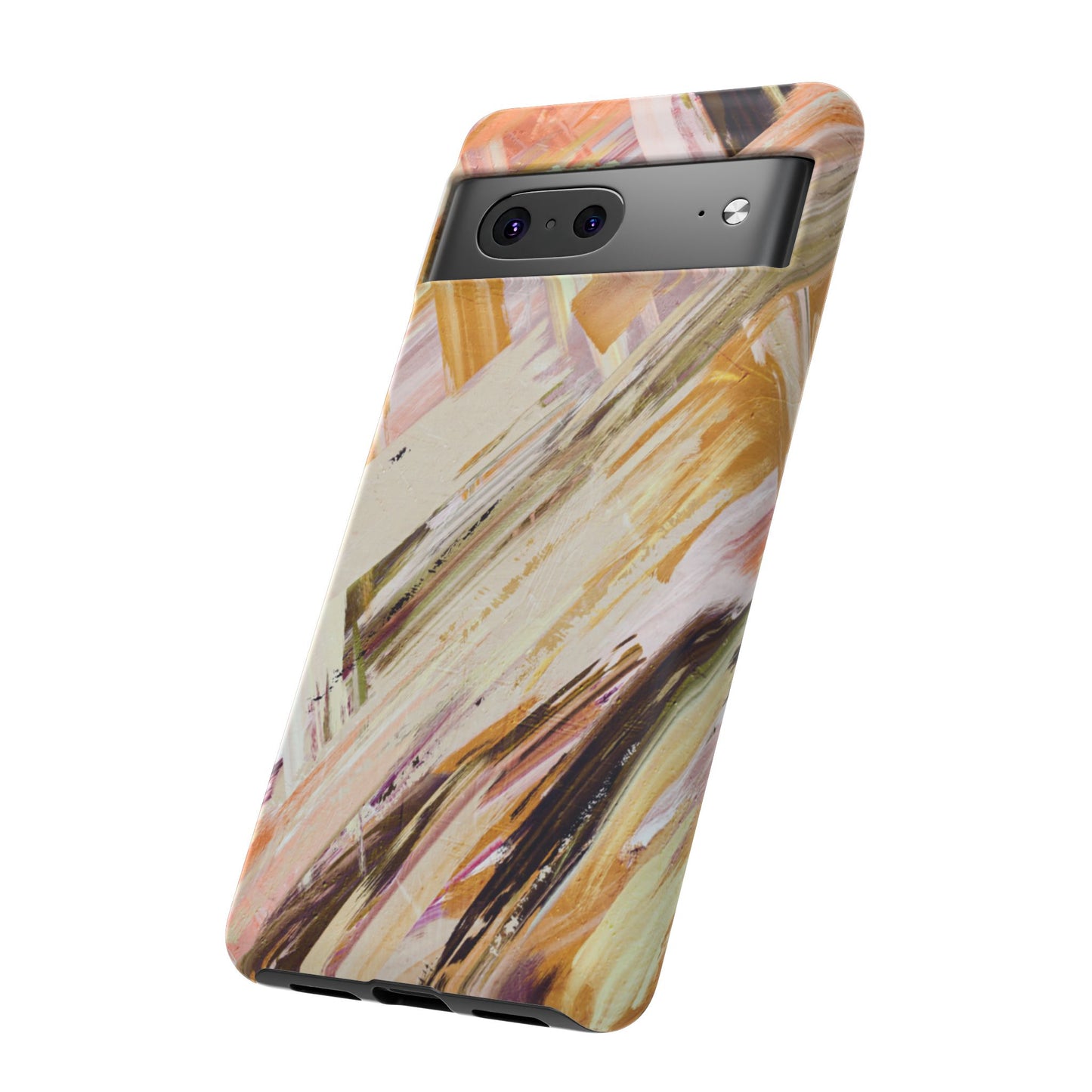 Protective Phone Case – Brush & Bronze