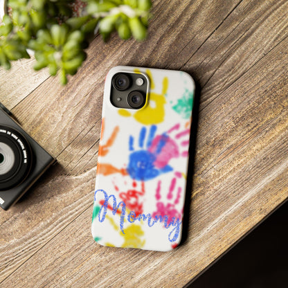 Slim Phone Case – Handprint Memories