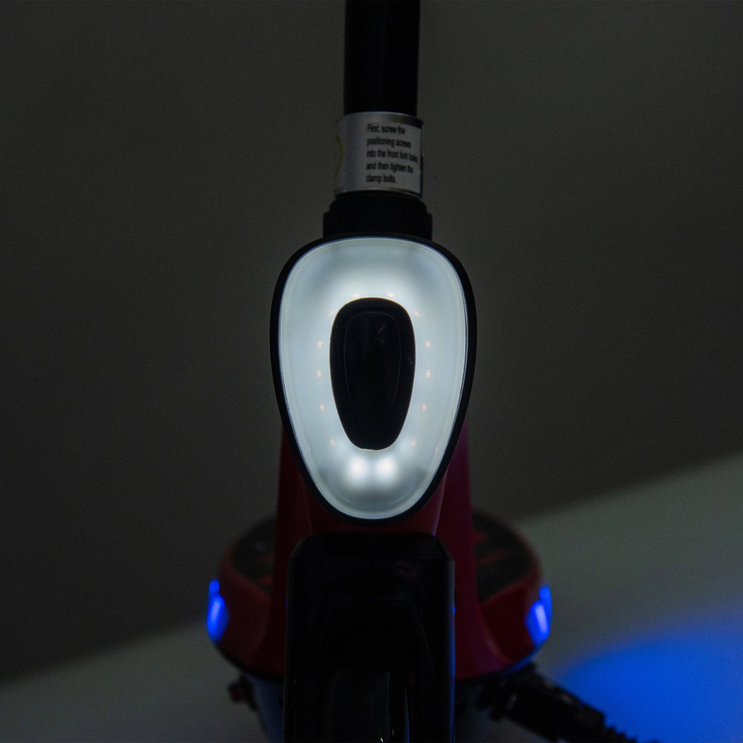 Kids Electric Scooter - 5.59-6.84 MPH, LED Lights, Rear Brake, Kickstand, Bell, Wide Pedal, Ages 6+