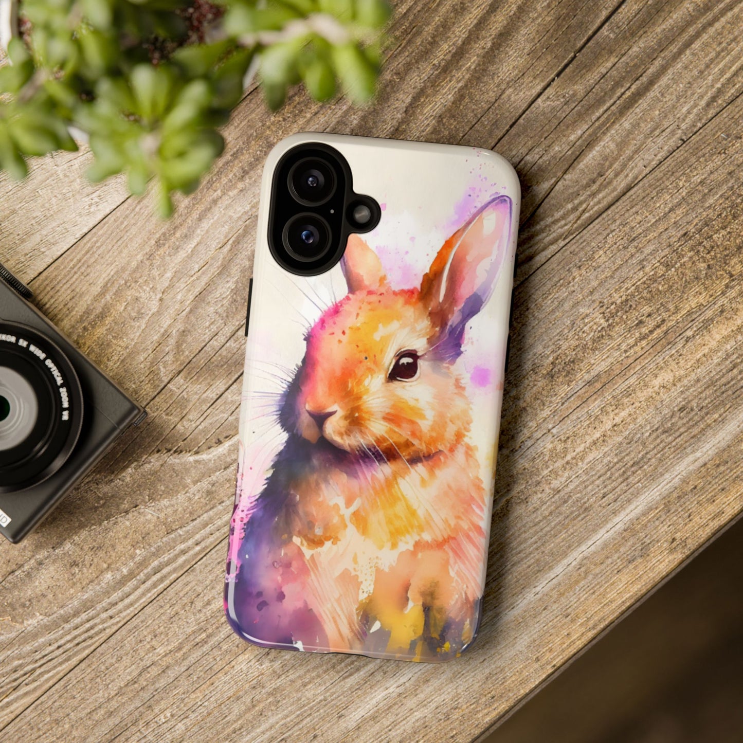 Protective Phone Case – Painted Hare
