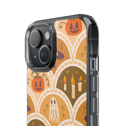 Clear Phone Case – Vintage Haunt – Compatible with iPhone 13–17 & Samsung Galaxy S25–S26 Series