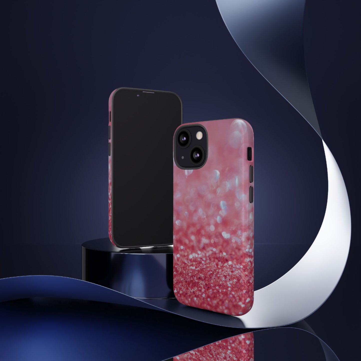 Protective Phone Case – Rosé Sparkle