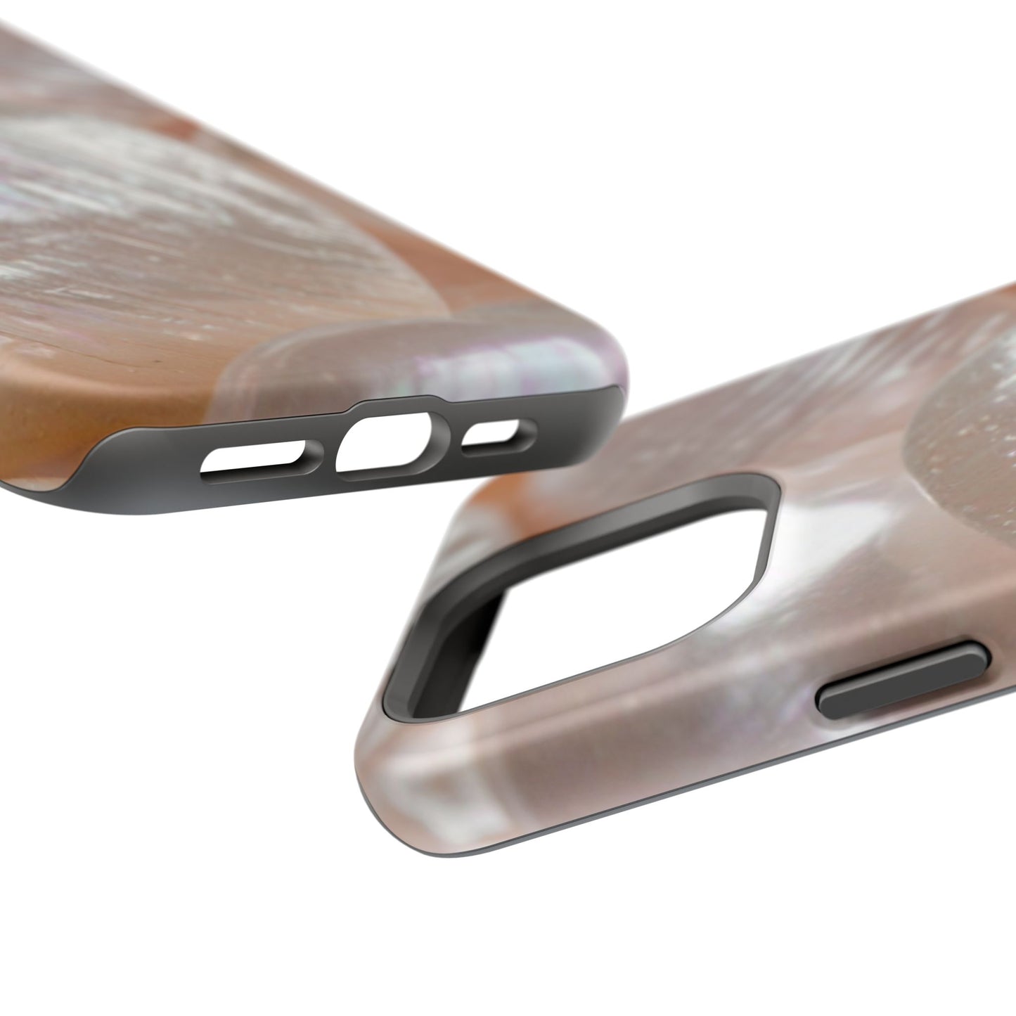 Impact-Resistant Phone Case – Blush Pearl