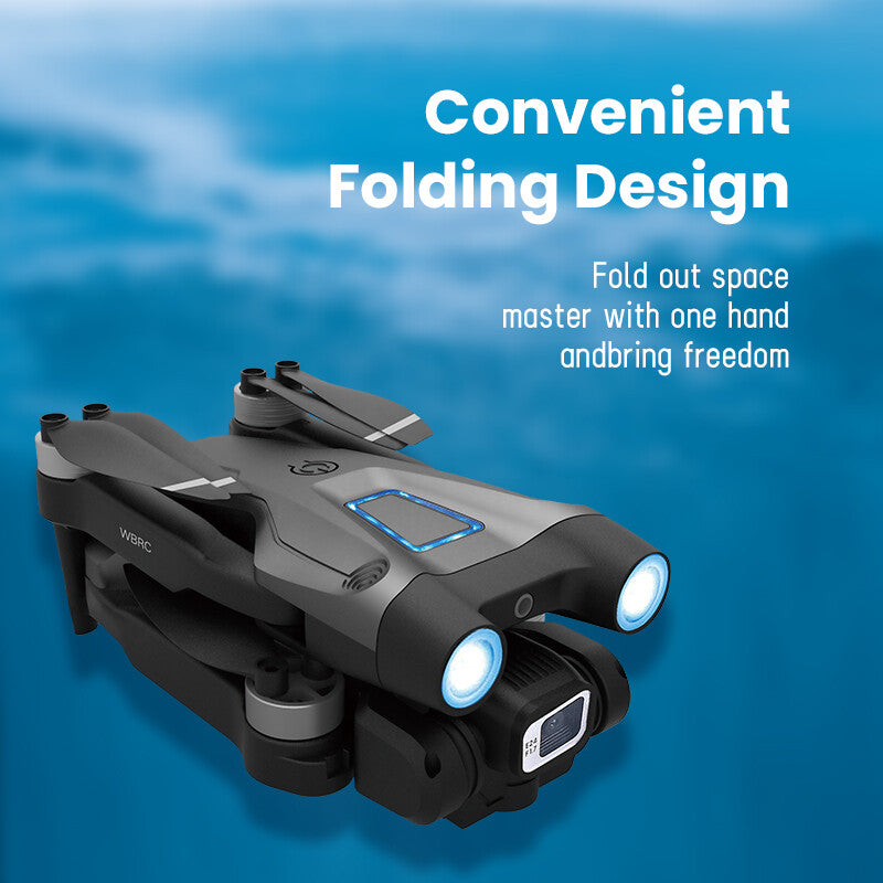 2024 New RC Drone with 4K HD Dual Camera WIFI FPV Foldable Quadcopter +3 Battery