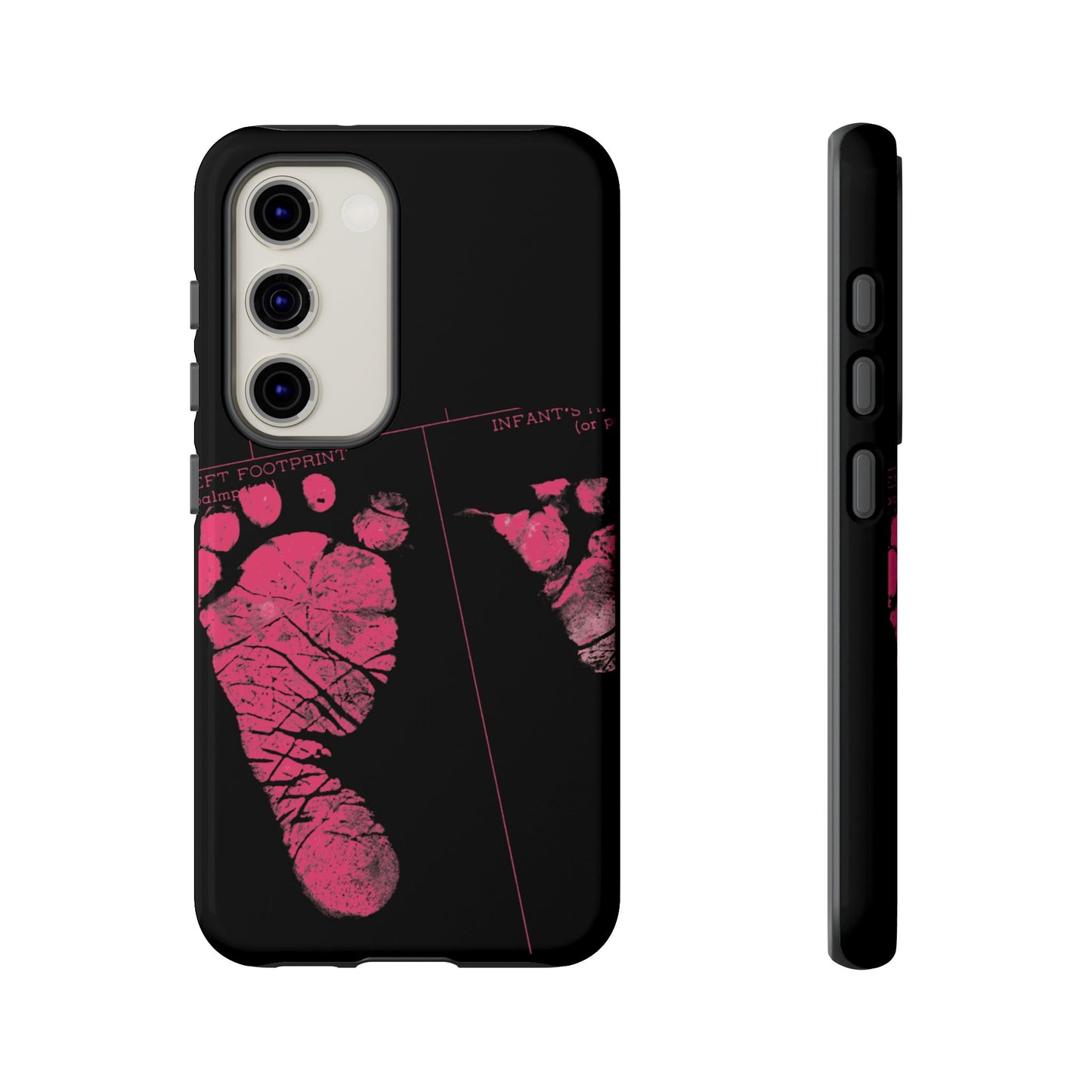 Protective Phone Case – Mom’s Little Pink Footprints