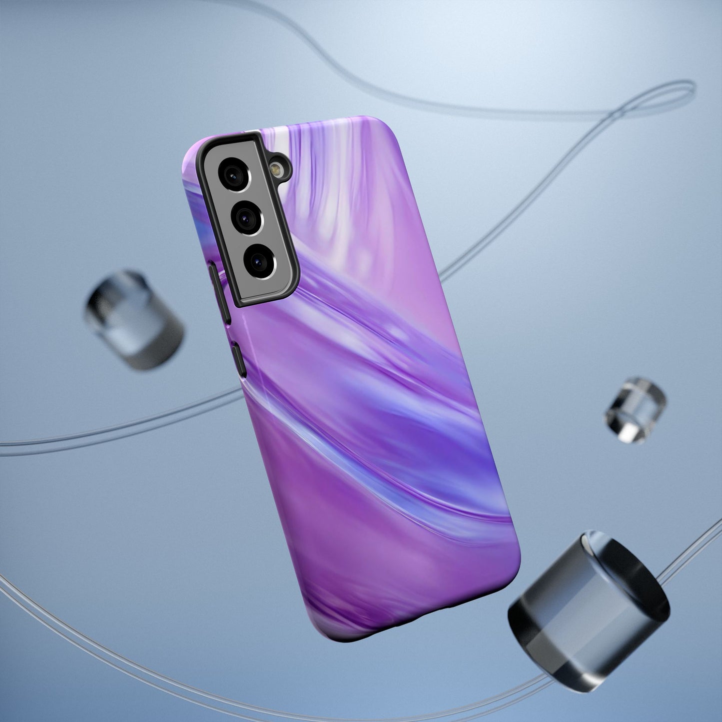 Impact-Resistant Phone Case – Lavender Wave