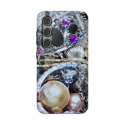 Impact-Resistant Phone Case – Chrome Jewel