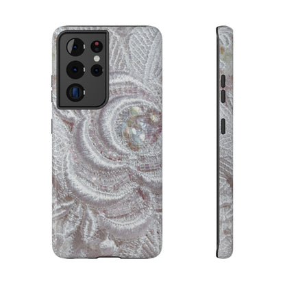 Impact-Resistant Phone Case – Lace Veil