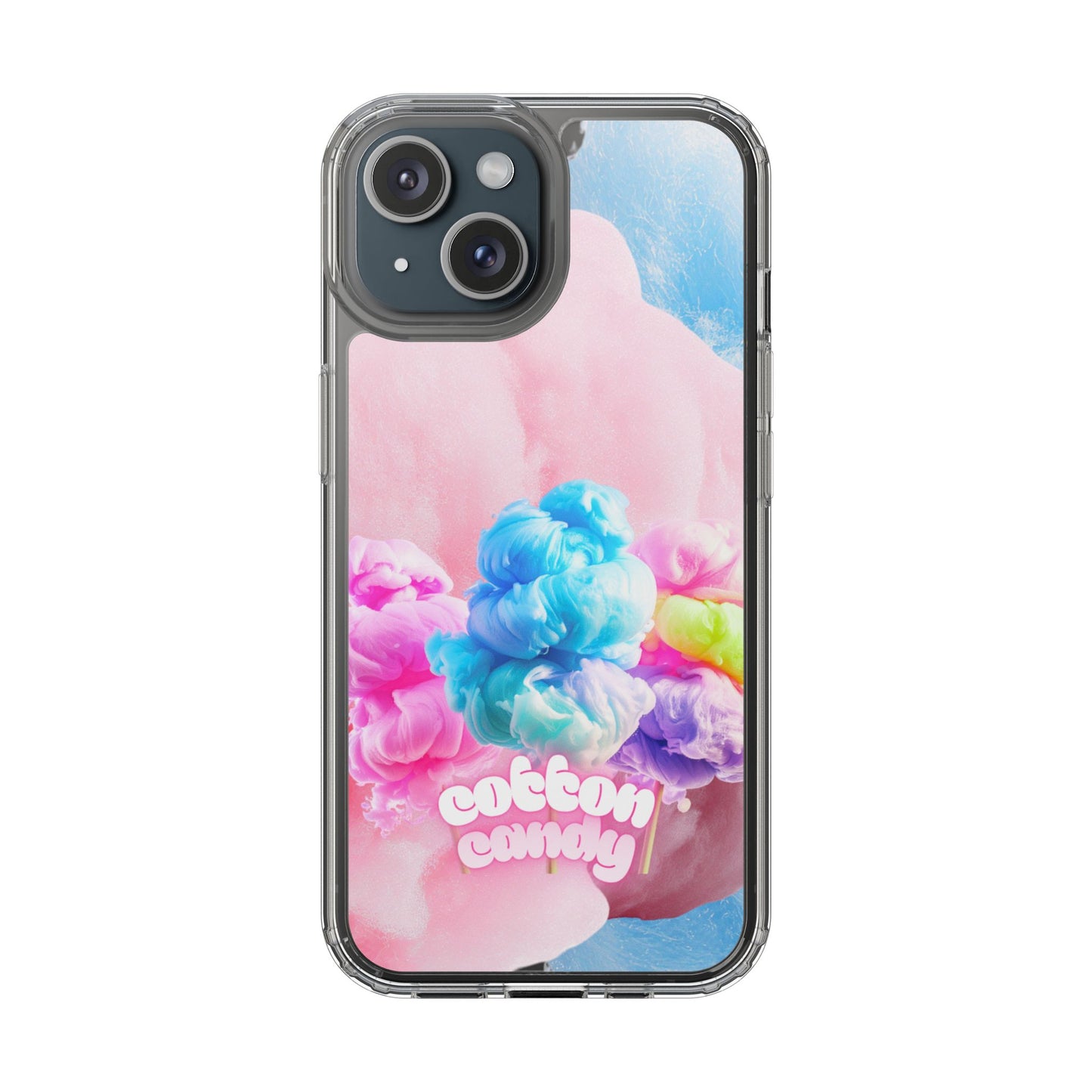 Clear Phone Case – Cotton Candy Dream