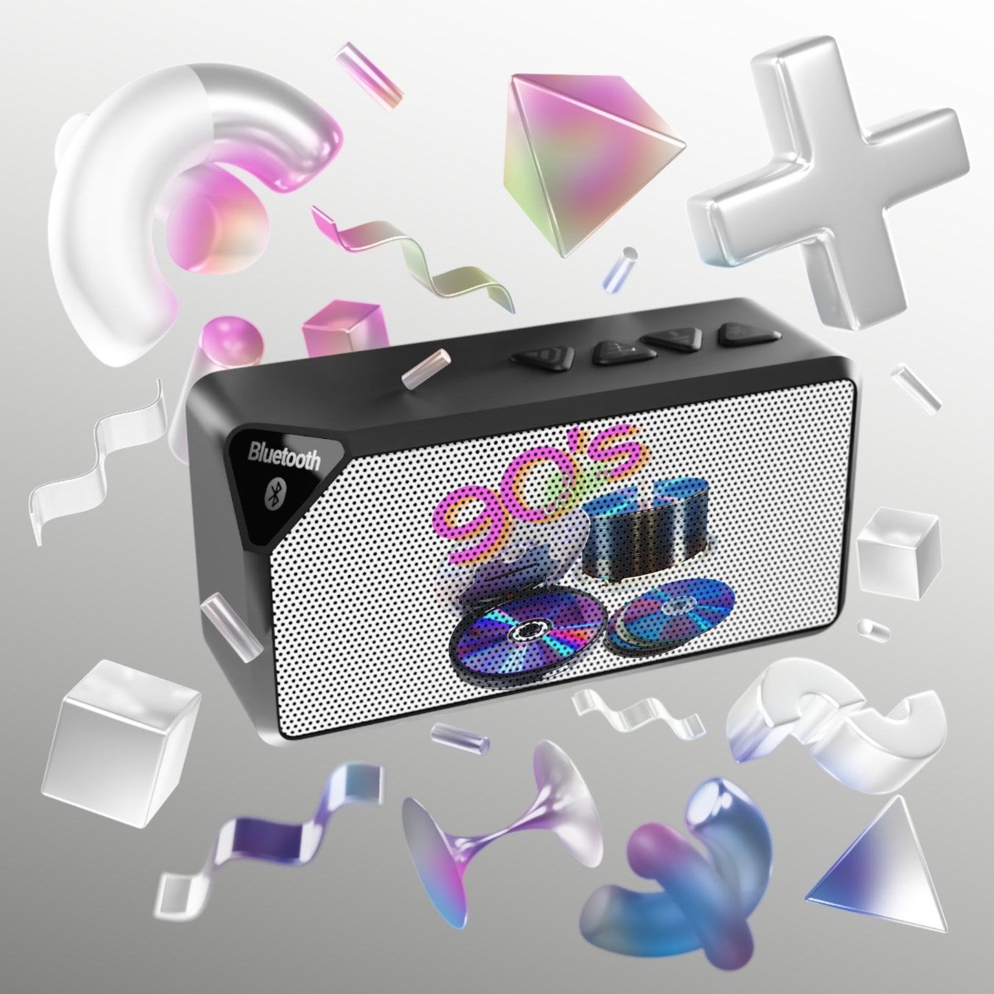 Portable Bluetooth Speaker – 90s Spin