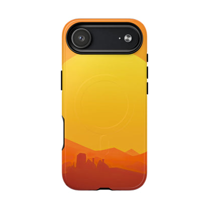 Protective Magnetic Phone Case — Desert Sunrise