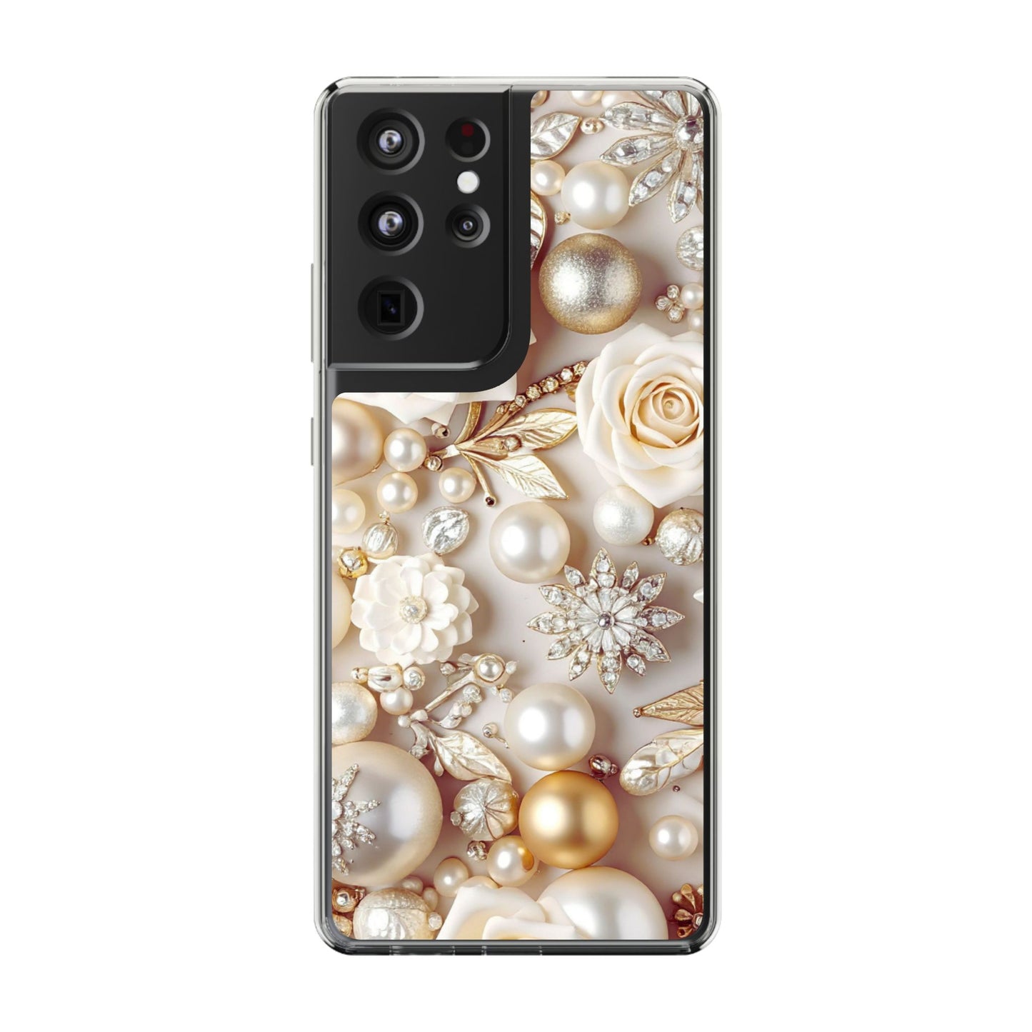 Clear Phone Case – Ivory Opulence