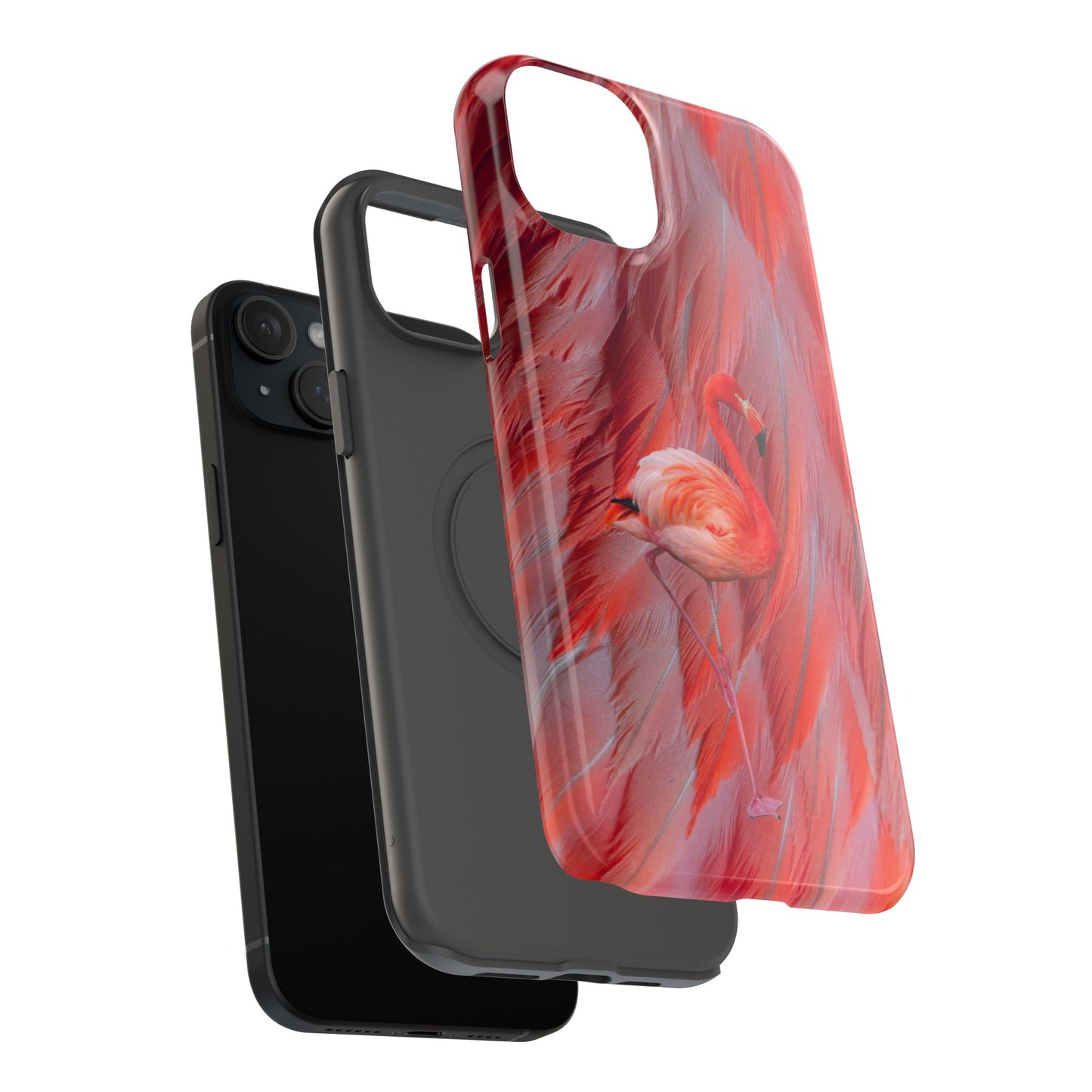 Impact-Resistant Phone Case – Scarlet Plume
