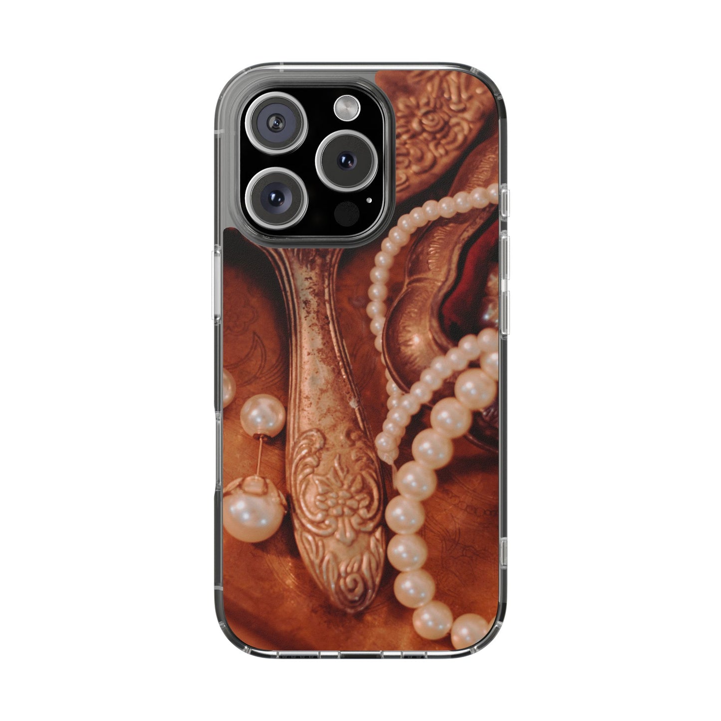 Clear Phone Case – Bronze Vanity