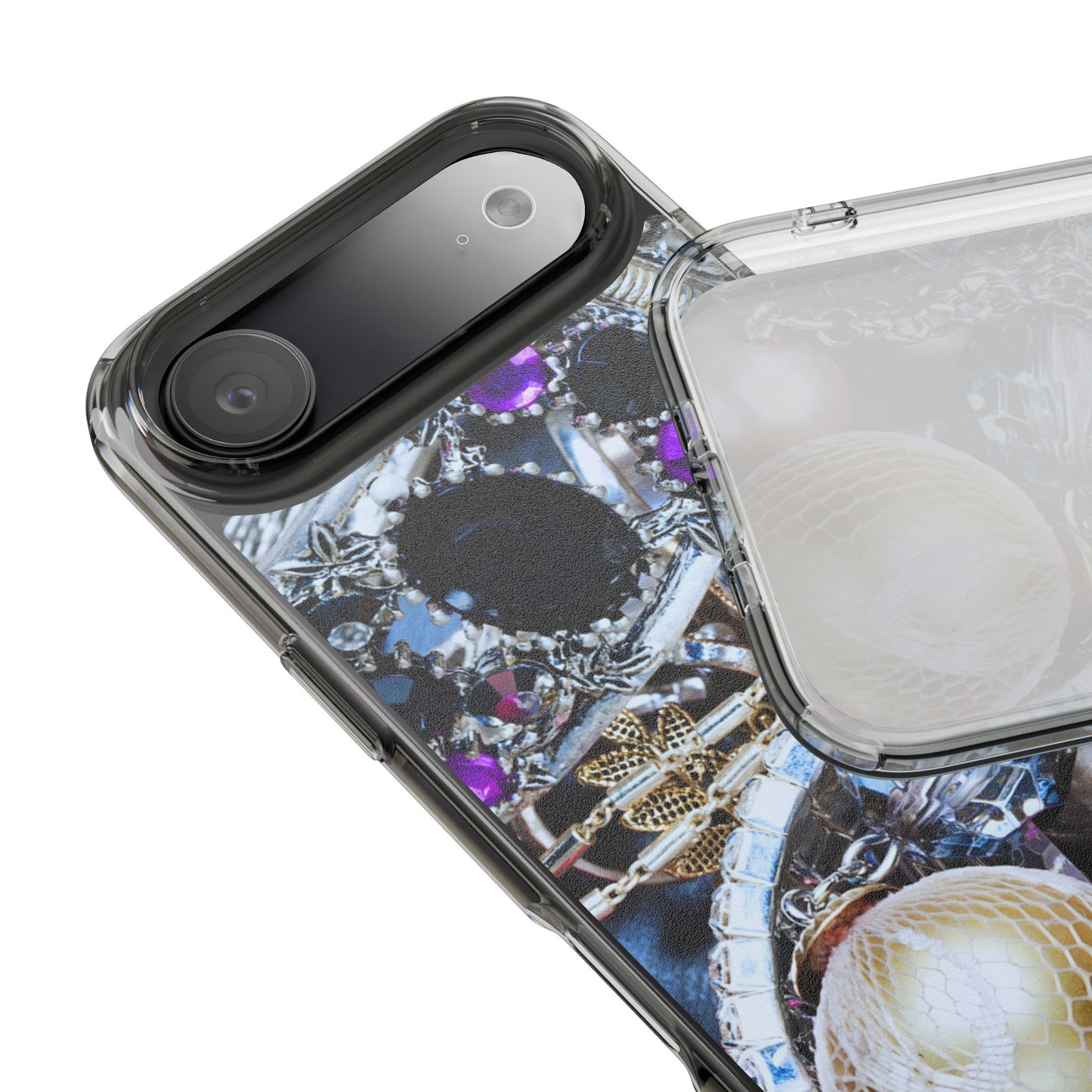 Clear Phone Case – Chrome Jewel