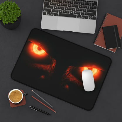 Neoprene Desk Mat – Blazing Monster Eyes