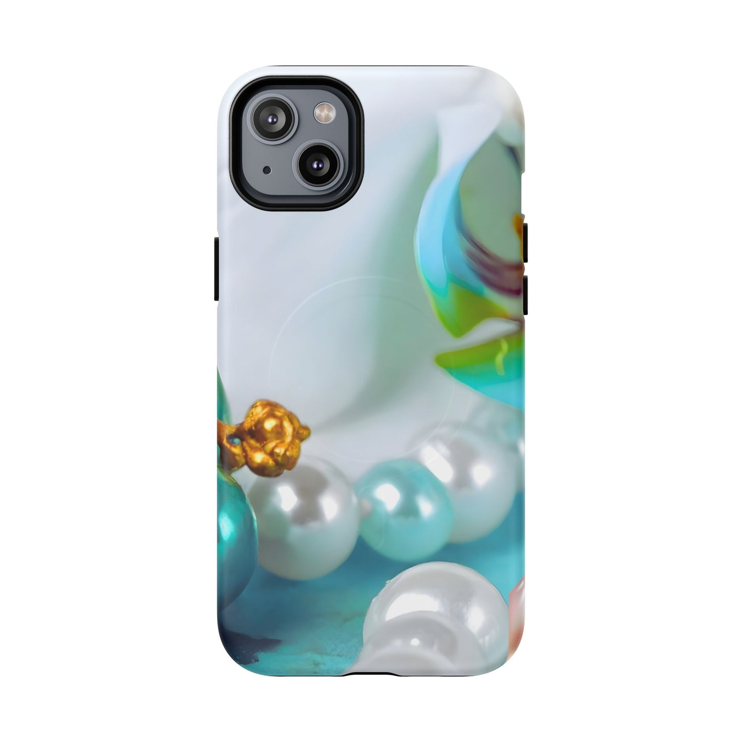 Protective Magnetic Phone Case – Mermaid's Pearl