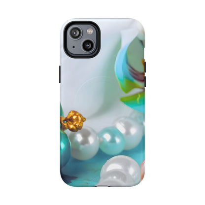Protective Magnetic Phone Case – Mermaid's Pearl