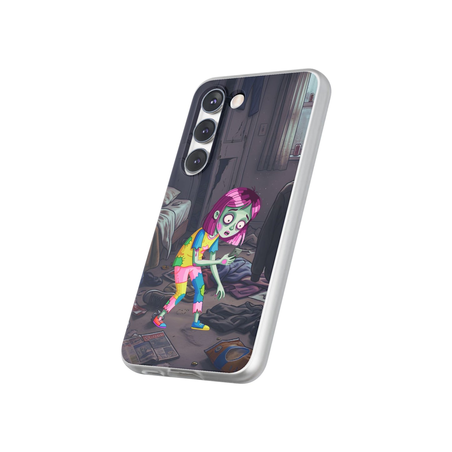 Zombie Girl Phone Case — Cute Creepy Cartoon Phone Cover