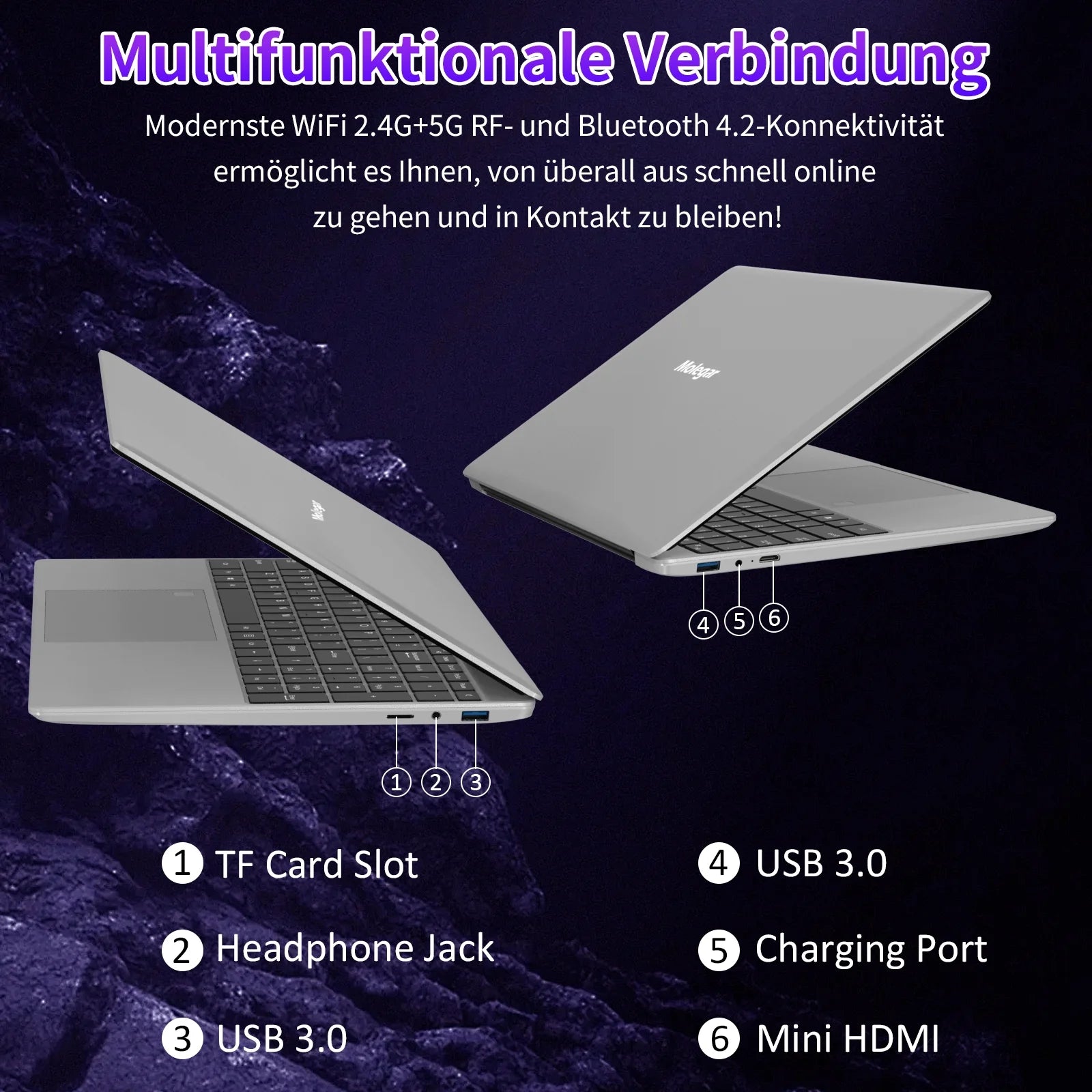 " 15.6"" Laptop, Intel Gen N95, 16GB RAM, 1TB Storage, FHD Display, Fingerprint Reader, Backlit Keyboard"