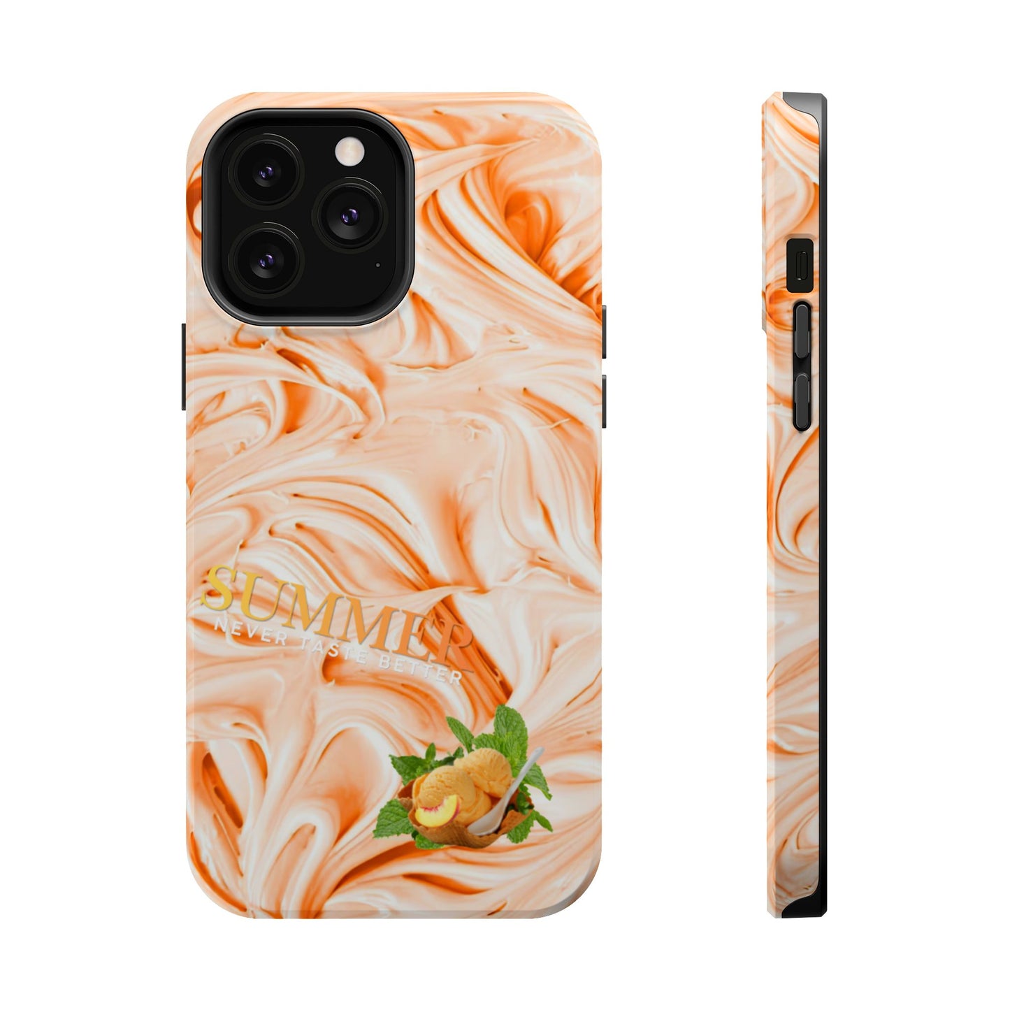 Wireless-Charging Compatible Case – Peach Sorbet