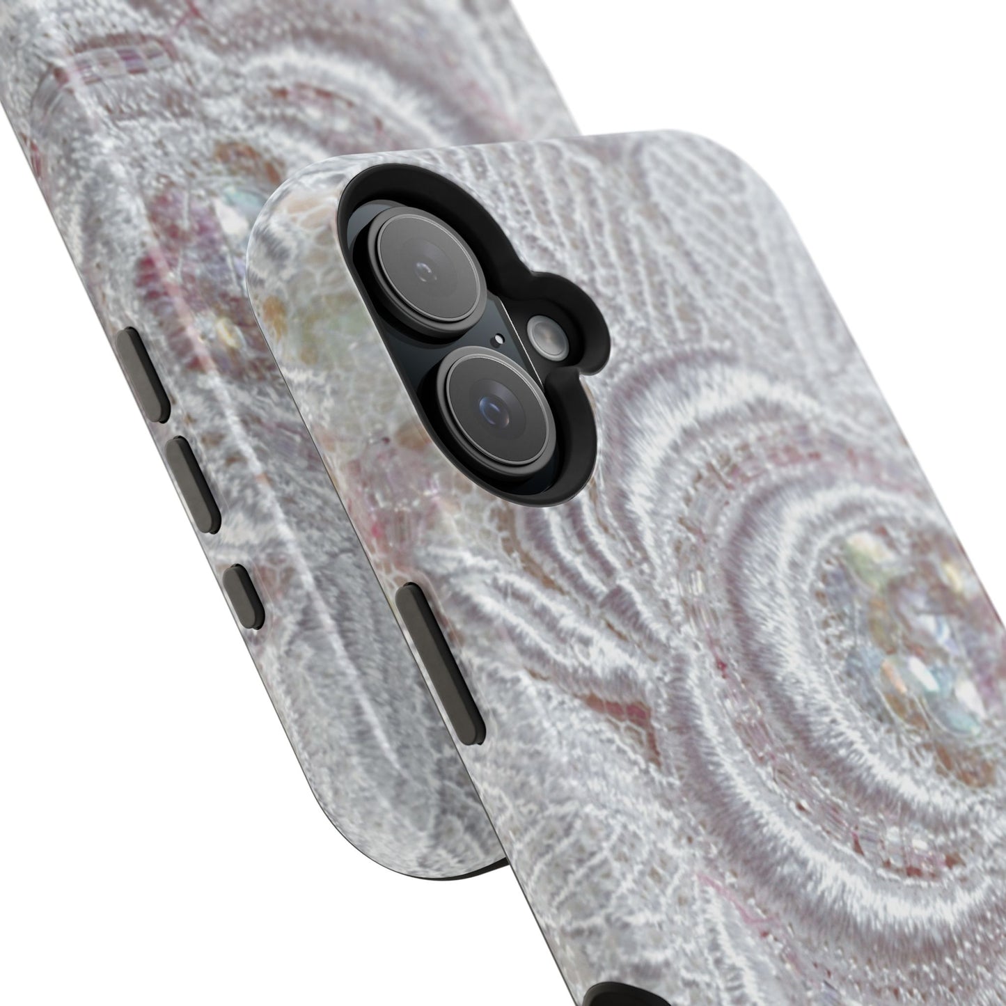 Wireless-Charging Compatible Case – Lace Veil