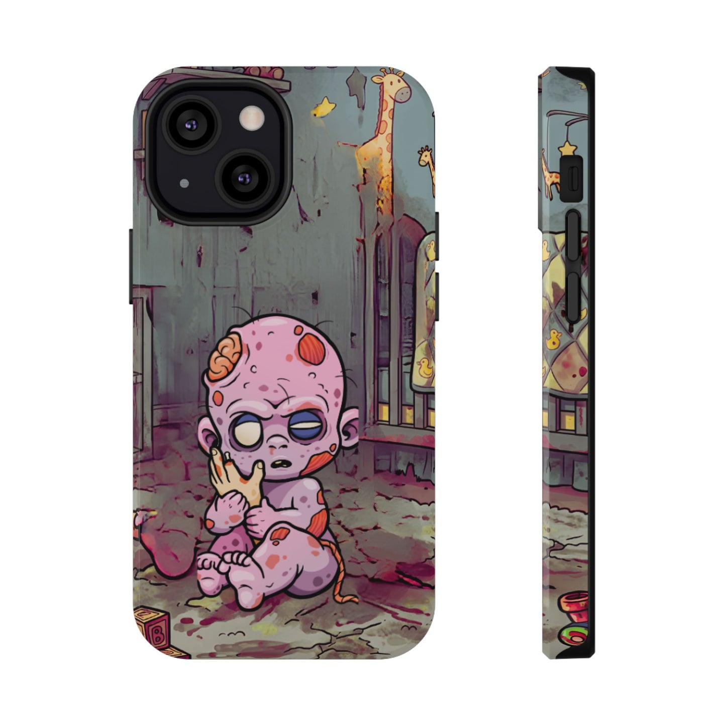 Zombie Baby Phone Case — Cute Creepy Impact-Resistant iPhone Case