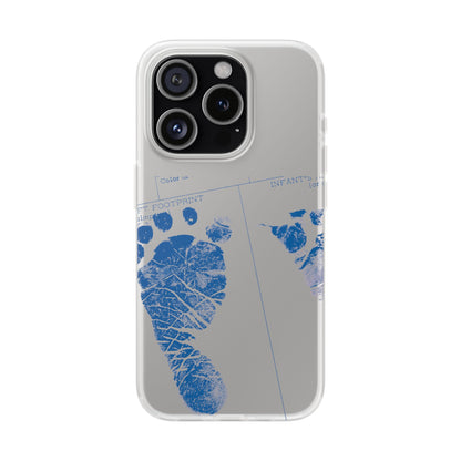 Flexi Case – Mom’s Little Blue Footprints