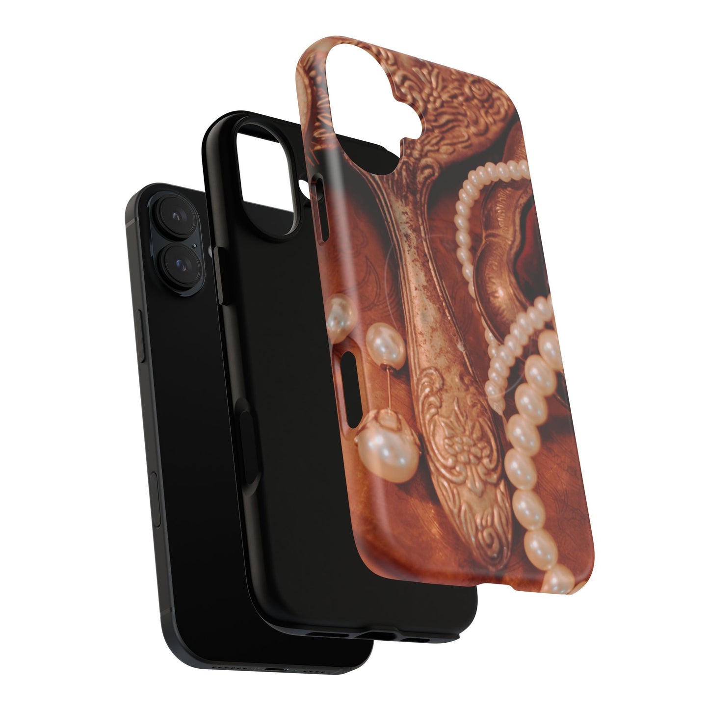 Protective Magnetic Phone Case – Bronze Vanity