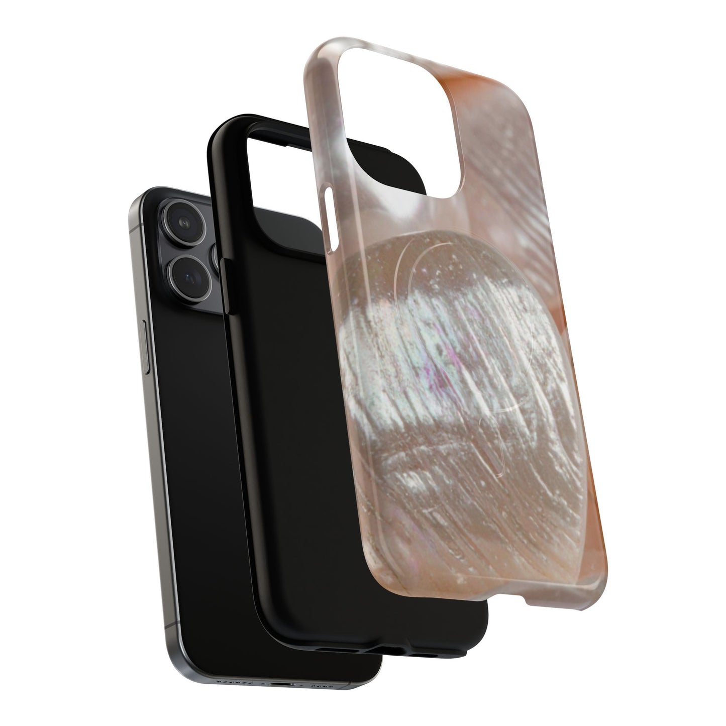 Protective Magnetic Phone Case – Blush Pearl