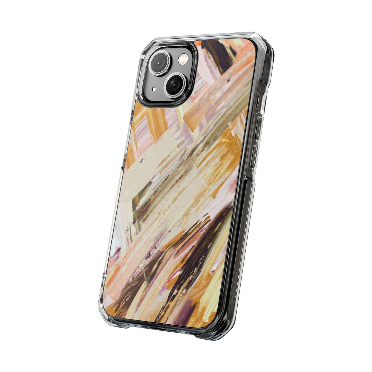 Clear Magnetic Phone Case – Brush & Bronze
