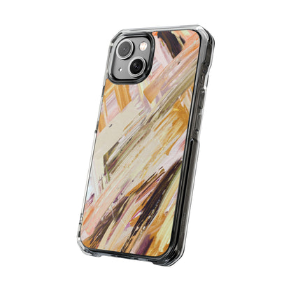 Clear Magnetic Phone Case – Brush & Bronze