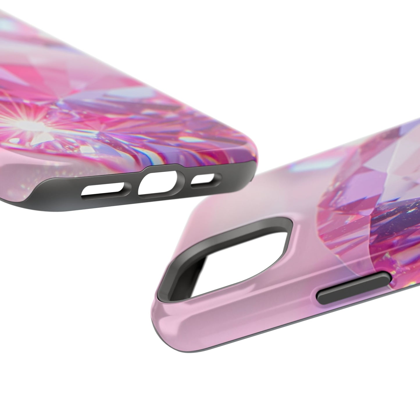 Wireless-Charging Compatible Case – Pink Ice