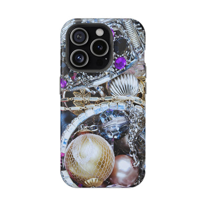 Impact-Resistant Phone Case – Chrome Jewel