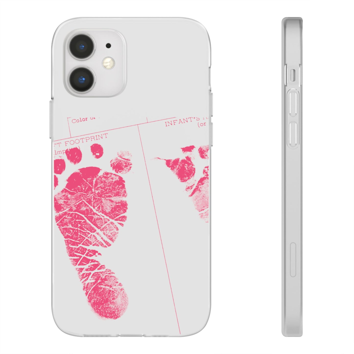 Flexi Case – Mom’s Little Pink Footprints