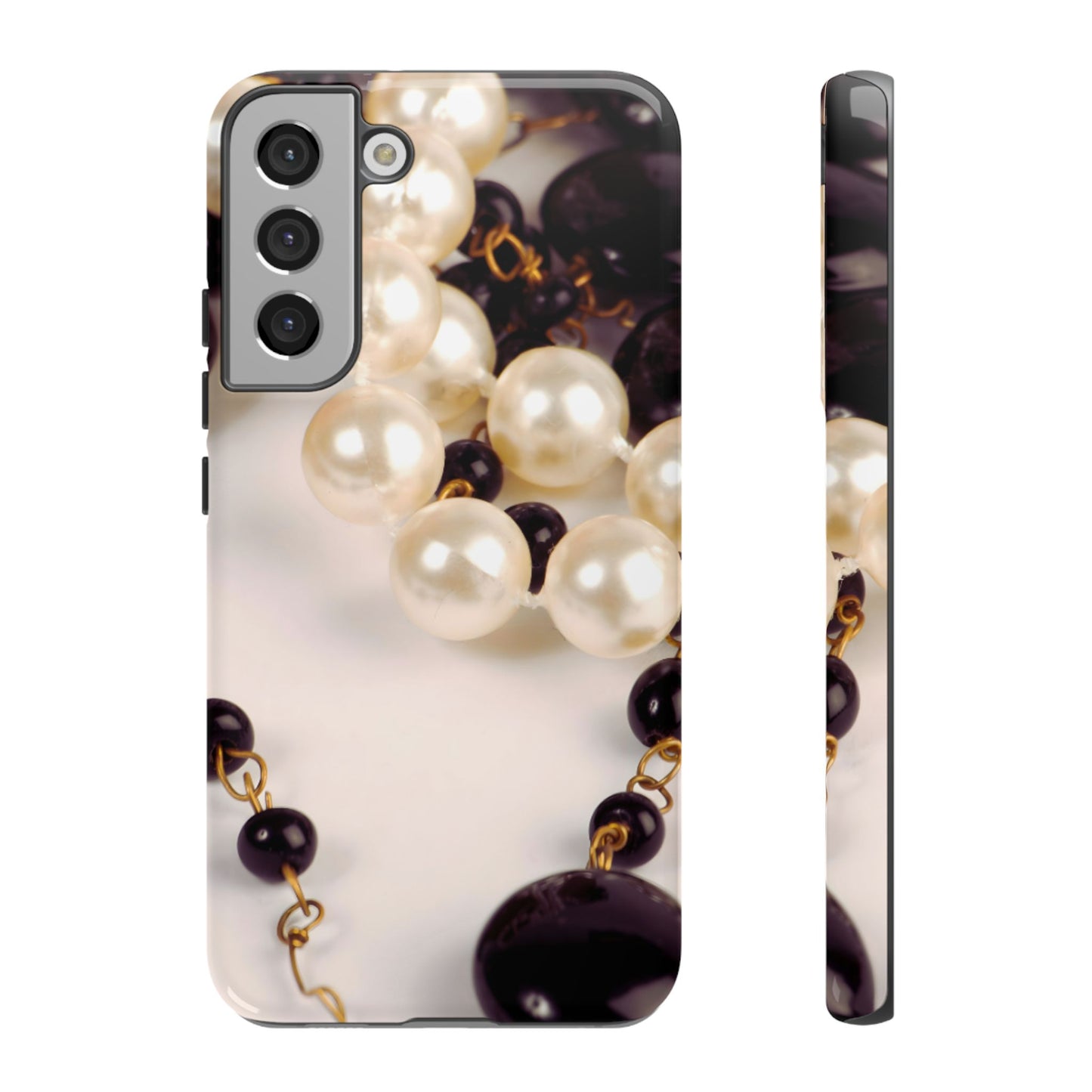 Protective Phone Case – Noir Pearl