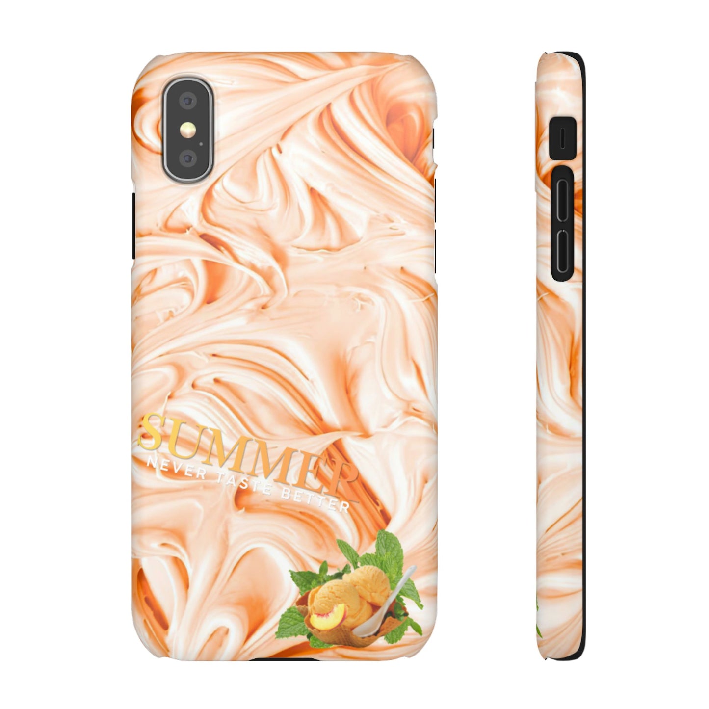 Snap Phone Case – Peach Sorbet