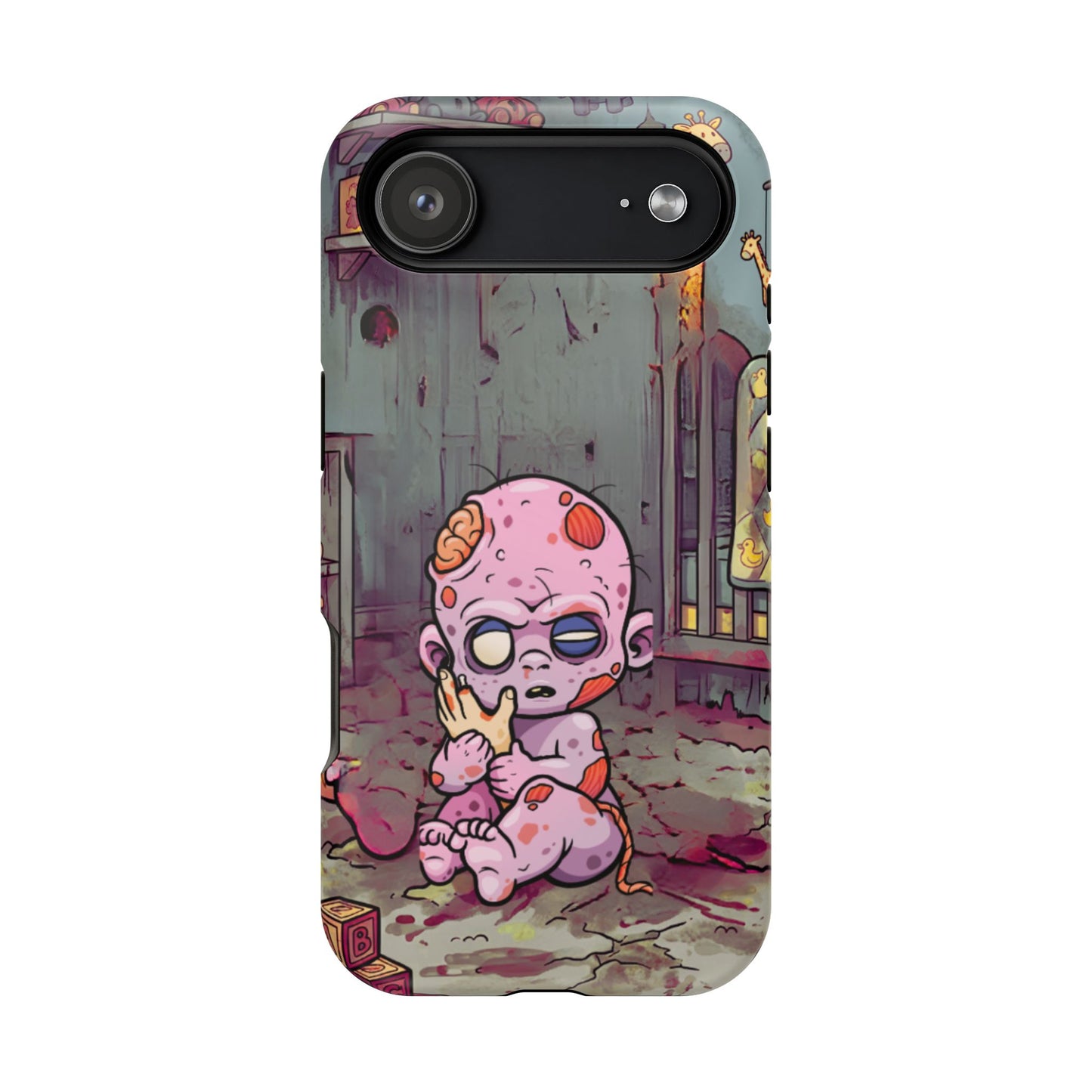 Zombie Baby Phone Case — Cute Creepy Impact-Resistant iPhone Case