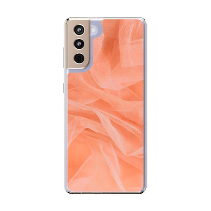 Clear Phone Case – Coral Veil