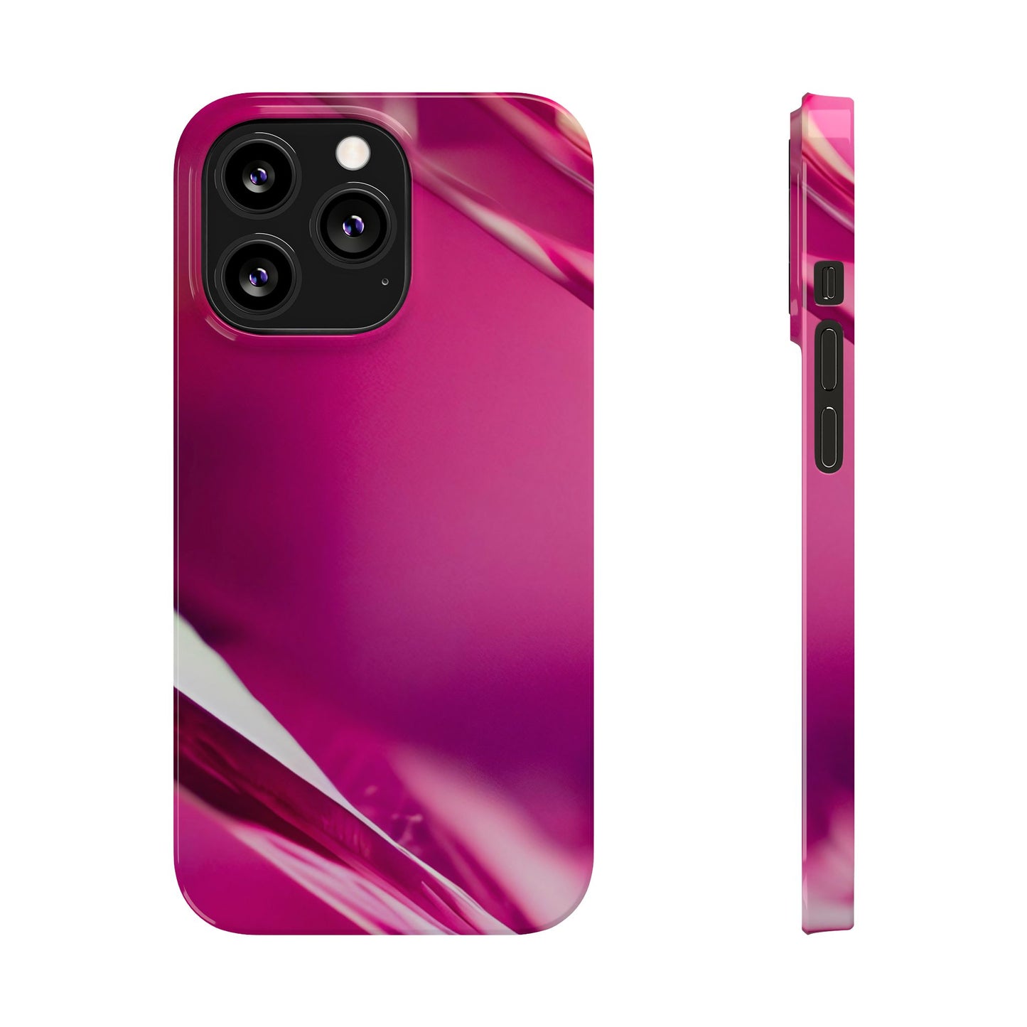 Slim Phone Case – Magenta Motion
