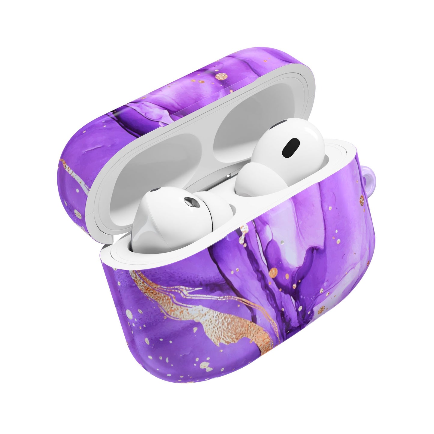 Wireless Earbud Case Cover – Gilded Violet