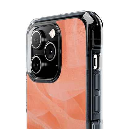 Clear Magnetic Phone Case – Coral Veil