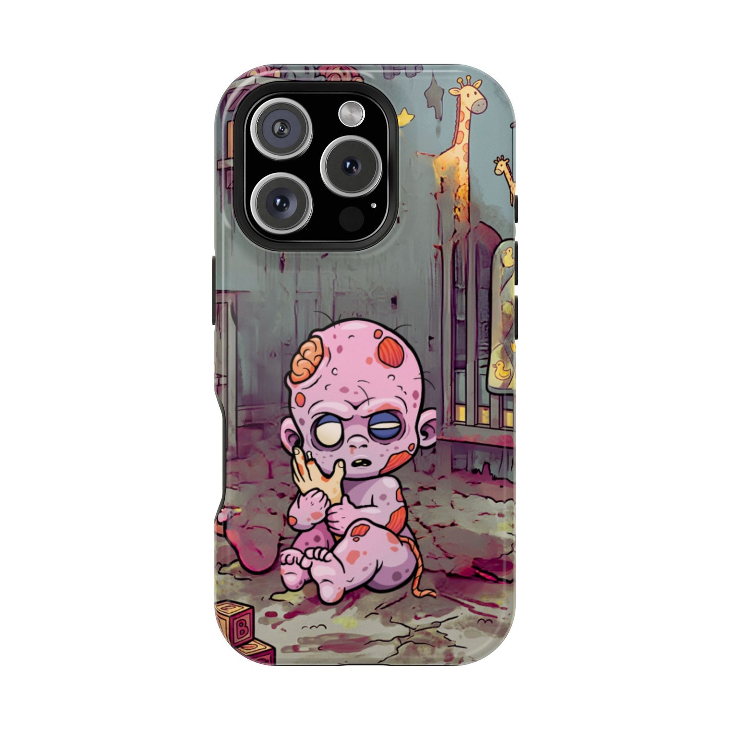Zombie Baby Phone Case — Cute Creepy Impact-Resistant iPhone Case