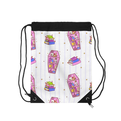 Drawstring Bag – Booked to Death