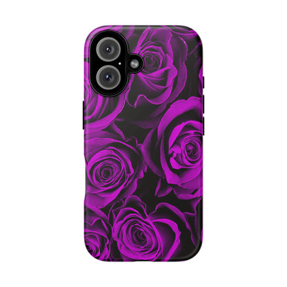 Protective Phone Case – Amethyst Roses