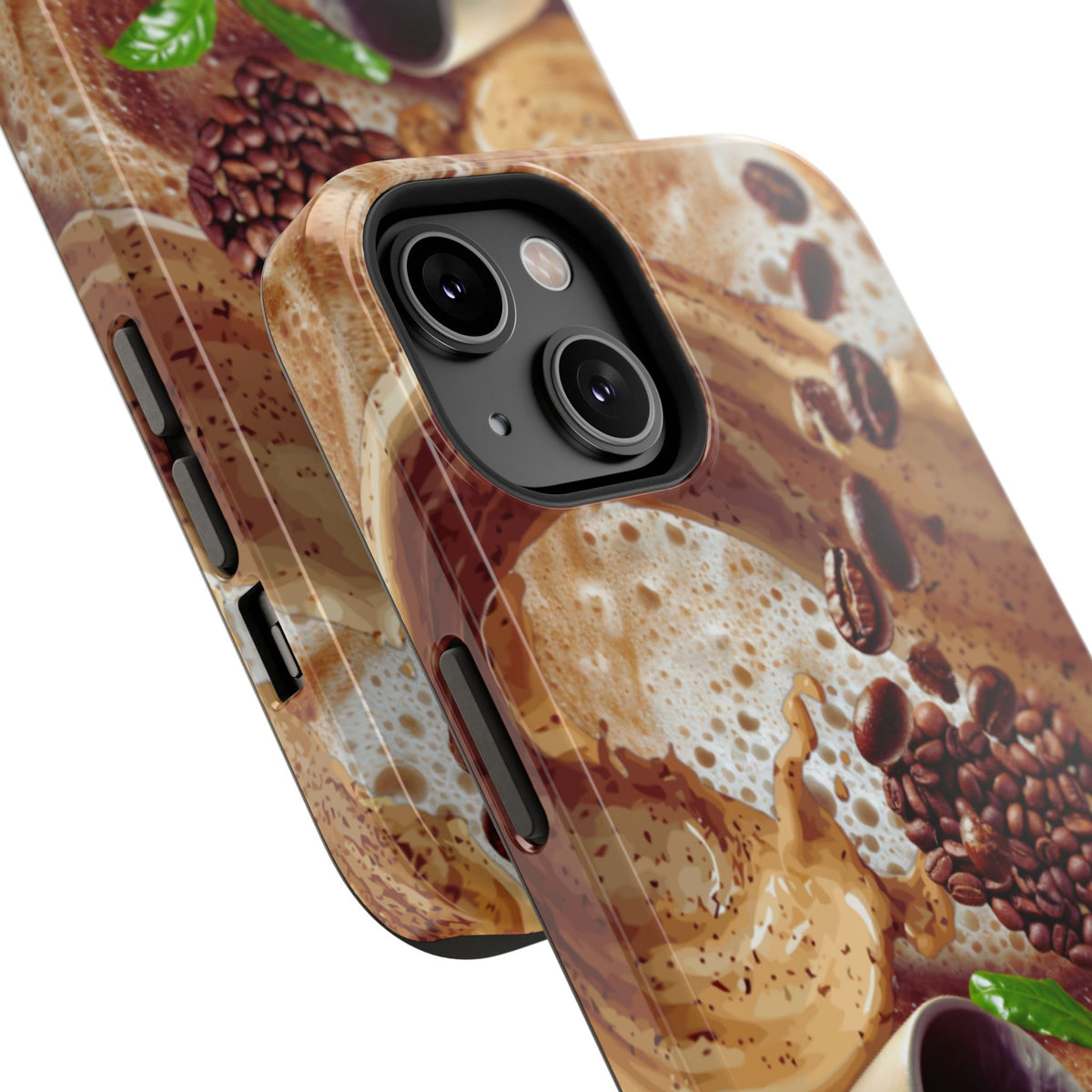 Impact-Resistant Phone Case – Love at First Sip – Compatible with iPhone 11–17 & Samsung Galaxy S22–S26 Series
